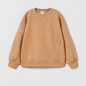 Zara Golden Buttons Sweatshirt